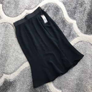 Black NY&C Pencil Skirt Flared